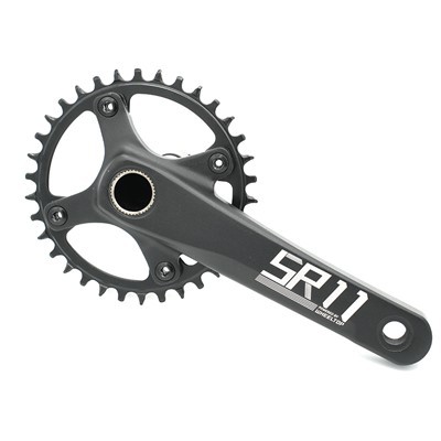 Velosipēdu kloķis ar ķēdes gredzenu